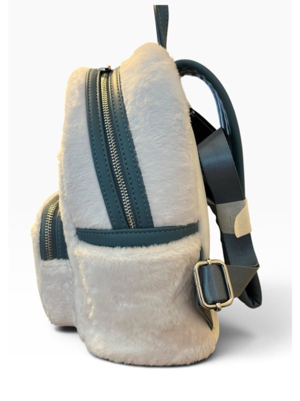 Loungefly Monsters Inc Abominable Snowman Yeti Faux Fur Mini Backpack NWT - Picture 2 of 6